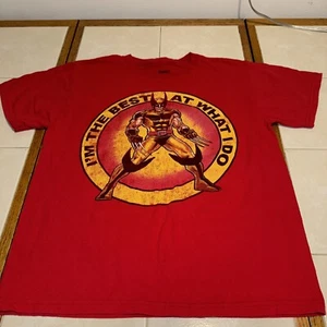 Wolverine Marvel T-Shirt Red I’m The Best At What I Do kids Size Medium - Picture 1 of 3
