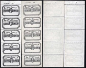 US Sc OX39 MNH Original Gum Post Office Seals w/Tab White & Cream Paper Var Set - Picture 1 of 1
