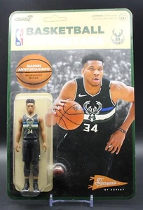 GIANNIS ANTETOKOUNMPO Super7 - NBA Reaction Superstars - Milwaukee Bucks Figure - Picture 1 of 3