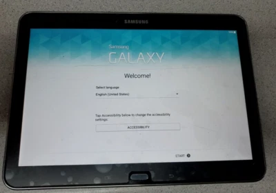 Samsung Galaxy Tab (SM-T530NU) 16 GB - (Black) in Good Condition - Image 1 of 3