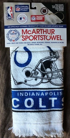 1990's INDIANAPOLIS COLTS NFL 16''x 26'' Sports Towel New Cover