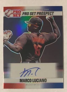 2021 Pro Set Metal RWB Auto Marco Luciano - Giants 2/6 - Picture 1 of 2
