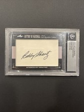 2012 Leaf Cut Signature History of Baseball Bobby Shantz l