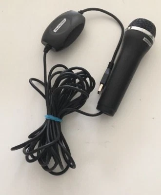 KONAMI LOGITECH BLACK MICROPHONE USB CONNECTION M/N A-0060-A - Image 1 of 4