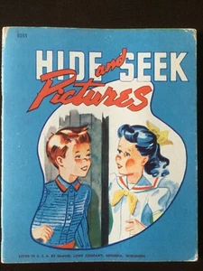 Vintage 1944 Hide and Seek,Samuel Lowe,#1035,paperback, Very Good +++ - Picture 1 of 12