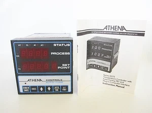 Athena Controls 6075-TT-E2 0-1400F J 120/240 VAC Temperature Controller 1/4DIN  - Picture 1 of 5