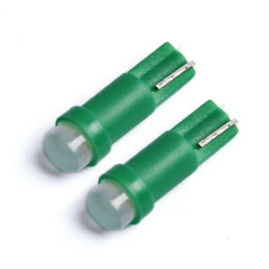 Ampoules LED T5 W1.2W Verte Pare soleil Veilleuses Miroirs lampe tableau bord - Imagen 1 de 3