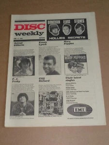 Disc - June 12 1965 The Who/Moody Blues/Unit 4 + 2/Bob Dylan/Hollies/Donovan - Picture 1 of 1