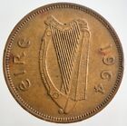 1964 Irish Half-Penny 1/2d Pig Coin | Very High Grade | a7061