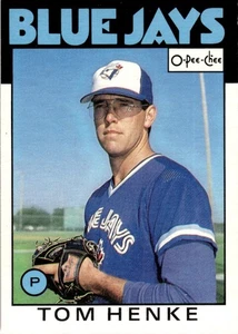 1986 O-Pee-Chee Tom Henke Toronto Blue Jays #333 - Picture 1 of 2