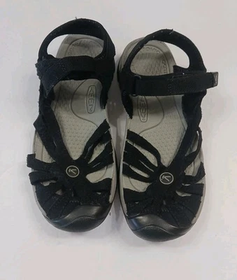 KEEN Rose Sandals Womens 6 Black Outdoor Trail Hiking Closed Toe Water Shoes - Image 1 of 4