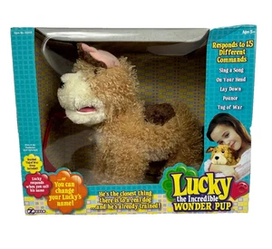 Lucky the Incredible Wonder Pup Zizzle Interactive Dog 15 Commands Vtg 2006 NEW - Picture 1 of 13
