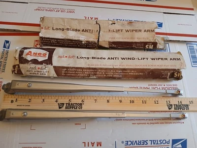 Vintage ANCO Red Dot Adjustable Wiper Arms # SH 180 Long Blade Use 15" or Longer - Image 1 of 4