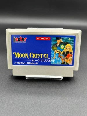 Used FC Moon Crystal Software only Famicom Family Computer Game Software Japan - Image 1 of 4