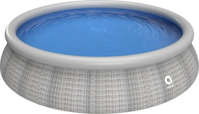 Pool Quick Up Gartenpool Aufstellpool Schwimmbad Ersatzpool Rattan 450x84 cm 457 - Bild 1 von 4