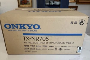 Onkyo TX-NR708 1080P 7.2 AV Receiver Ampli-tuner Audio Video Home Theater EUC - Picture 1 of 23