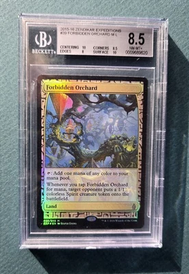 MTG Forbidden Orchard Zendikar Expeditions BGS 8.5 NM-MT+ 2015-16 Foil - Image 1 of 4
