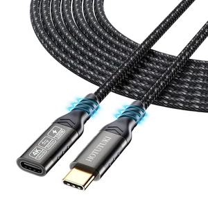 HOTUTUKI prolunga usb c 5 metri USB 3.2 Tipo C Supporta 20 Gpbs Sync 100 W di - Afbeelding 1 van 24