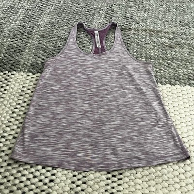Camiseta sin mangas única Lorna Jane para mujer talla S púrpura espalda cruzada Foto 1 de 4