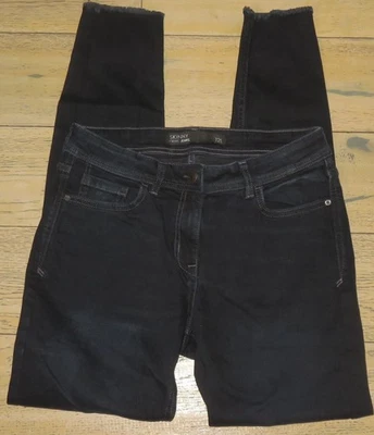 ✿LadiesNEXT indigo stretch skinny raw hem denim jeans size12L✿ - Image 1 of 4
