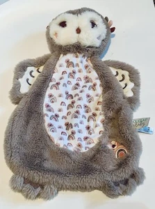 Manta de seguridad Douglas Baby Lovey OWL Shlumpie Cuddle usada en excelente estado suave Lovey Snuggler - Imagen 1 de 15