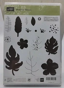 Estampación de flores botánicas 17 estampillas 13 troqueles hojas de flores otoño 140757 - Imagen 1 de 3