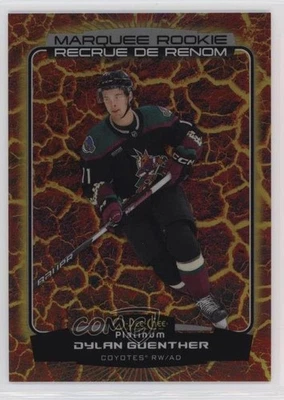 2022 O-Pee-Chee Platinum Marquee Rookies Hot Magma /499 Dylan Guenther Rookie RC - Image 1 of 2