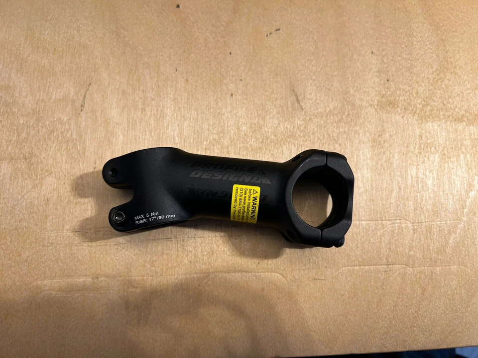 Profile Design Bicycle Cycle Bike 1/Seventeen Stem With Black - 90mm, 17 Degree - Image 1 of 4