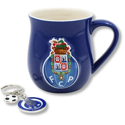 Officially Licensed Porto Mug and Keychain Set in Gift Box - Blue Mug & Keychain - Image 1 of 4