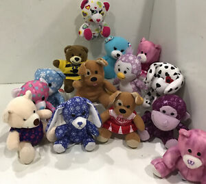 Build A Bear McDonalds Lot of 14 Mini Stuffed Plush Happy Meal Toys