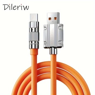 TYPE-C Super Fast Charging with Light Cell Phone Data Cable 3A - Image 1 of 4