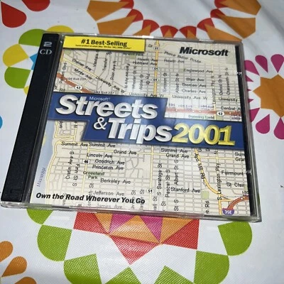 Streets And Trips 2001 Microsoft PC CD-Rom - A511 - Image 1 of 4