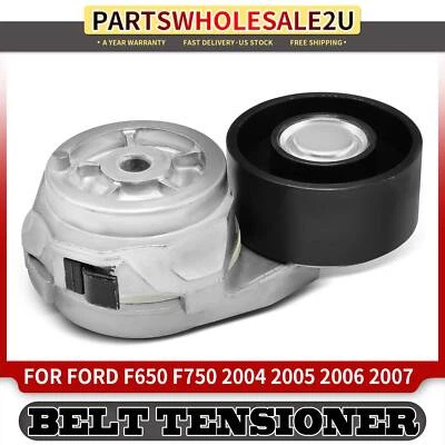 Belt Tensioner w/ Pulley for Ford F650 F750 2004 2005 2006-2007 V8 6.0L Diesel - Image 1 of 4
