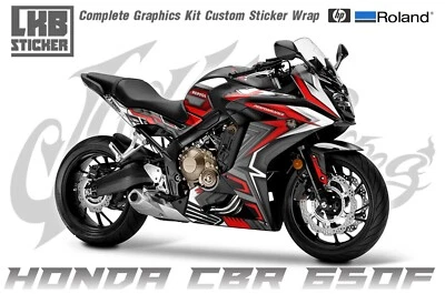 Graphics Decal Kit Wrap Compatible with Honda 650F 2015-2018 / LKB RACING V.1 - Image 1 of 4