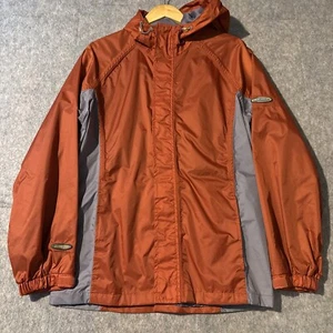 Vintage Stearns Dry Wear Rain Jacket Mens Medium Full Zip Hooded Windbreaker - Picture 1 of 8
