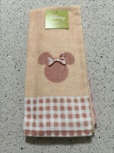 DISNEY MICKEY MOUSE GREEN SPRING Kitchen Towels SET OF 2 NWT