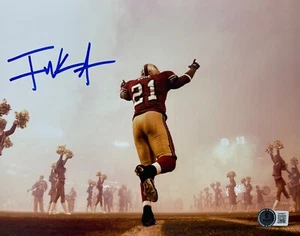 FRANK GORE SIGNED AUTOGRAPHED 8x10 PHOTO SAN FRANCISCO 49ERS BECKETT BAS COA - Picture 1 of 1