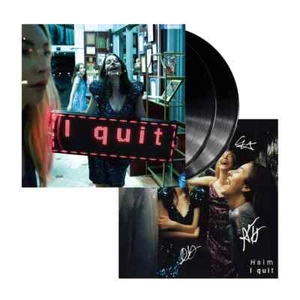 Haim SIGNED I Quit 2LP Vinyl Spotify Fans First IN HAND MINT NEW - Picture 1 of 1