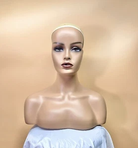 Mannequin Head Wig Manikin FRP For Wig Hat Jewelry - Picture 1 of 5