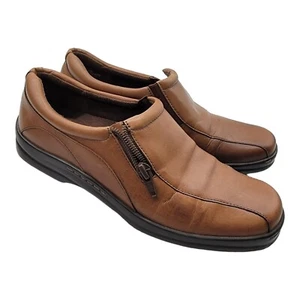 Naturalizer Shoes Womens Size 7 Tan 720N78 Leather Casual Loafer Flat Career - Picture 1 of 10