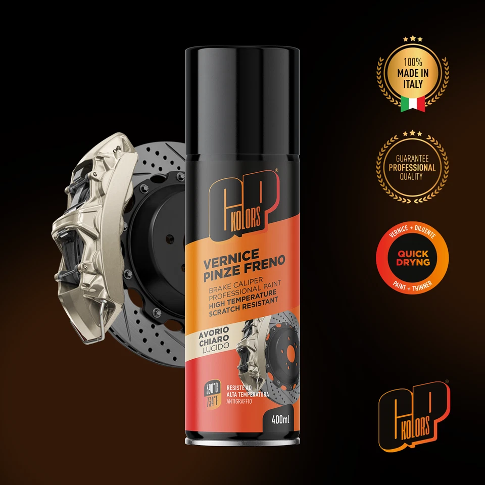 Vernice Pinze Freno Spray BIANCO | Ceramica Alta Temperatura - Immagine 1 di 1