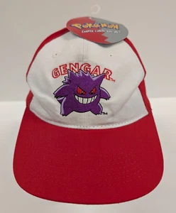 New Vintage 1999 Nintendo Pokemon Gengar Strapback Hat Cap Neu mit Etikett NOS - Bild 1 von 20