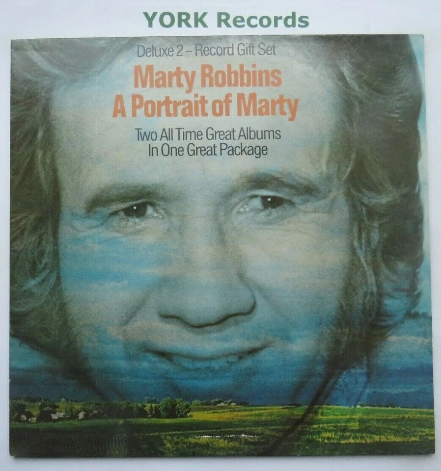 MARTY ROBBINS - A Portrait Of Marty - Excellent Con Double LP Record CBS 88513 - Image 1 of 1