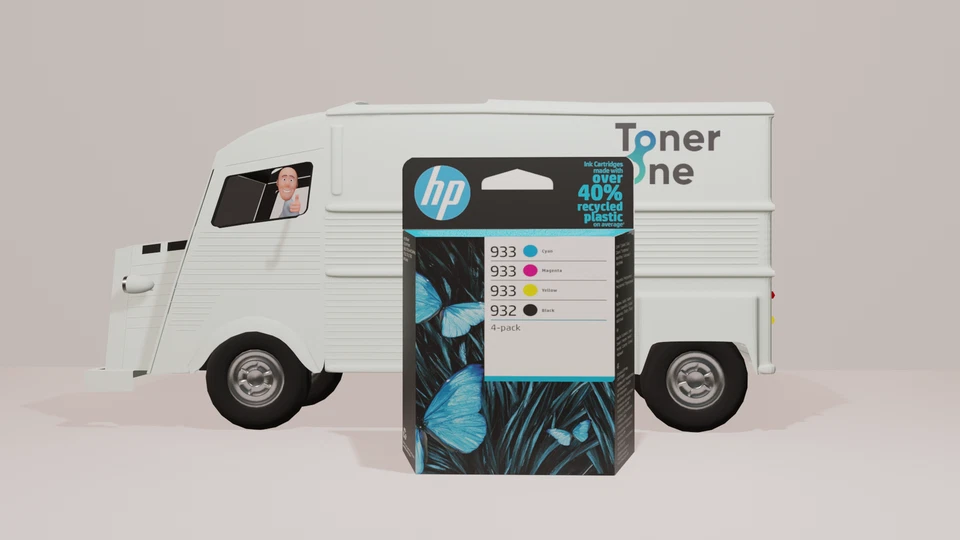 Original HP 6ZC71AE 932/933 Ink Cartridges B/C/M/Y Reduced Warehouse - Image 1 of 1