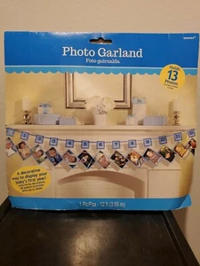 12ft 1st Birthday Party First 12Months Photo Garland Bunting Banner Decorations - Picture 1 of 4