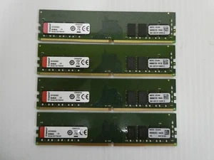Kingston 32gb (4X8GB) PC4-21300 288-pin DDR4 SDRAM UDIMM Memory RAM KCP426NS8/8 - Picture 1 of 2