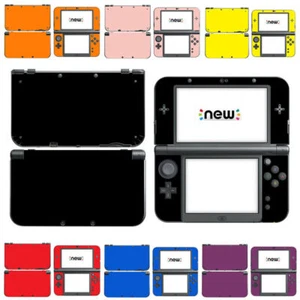 Decal Cover Vinyl for Nintendo New 3DS XL/LL Skin Sticker 10 Pure Clean Solid - Picture 1 of 24