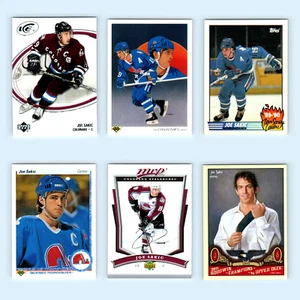 Joe Sakic Lot 6 Hockey Cards Upper Deck The Cup Colorado Avalanche NM Hockey NHL - Picture 1 of 3