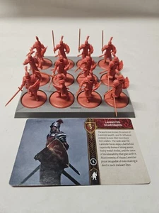 Unit of Lannister Guardsmen for ASOIAF Game of Thrones miniature game CMON - Picture 1 of 5