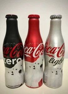 Coca Cola Polar Bear New Year Aluminum Bottles (Empty Bottles) - Picture 1 of 1